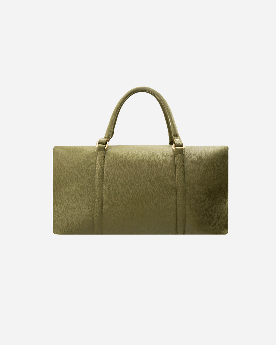 Green Dufflebag Large - Real Leather