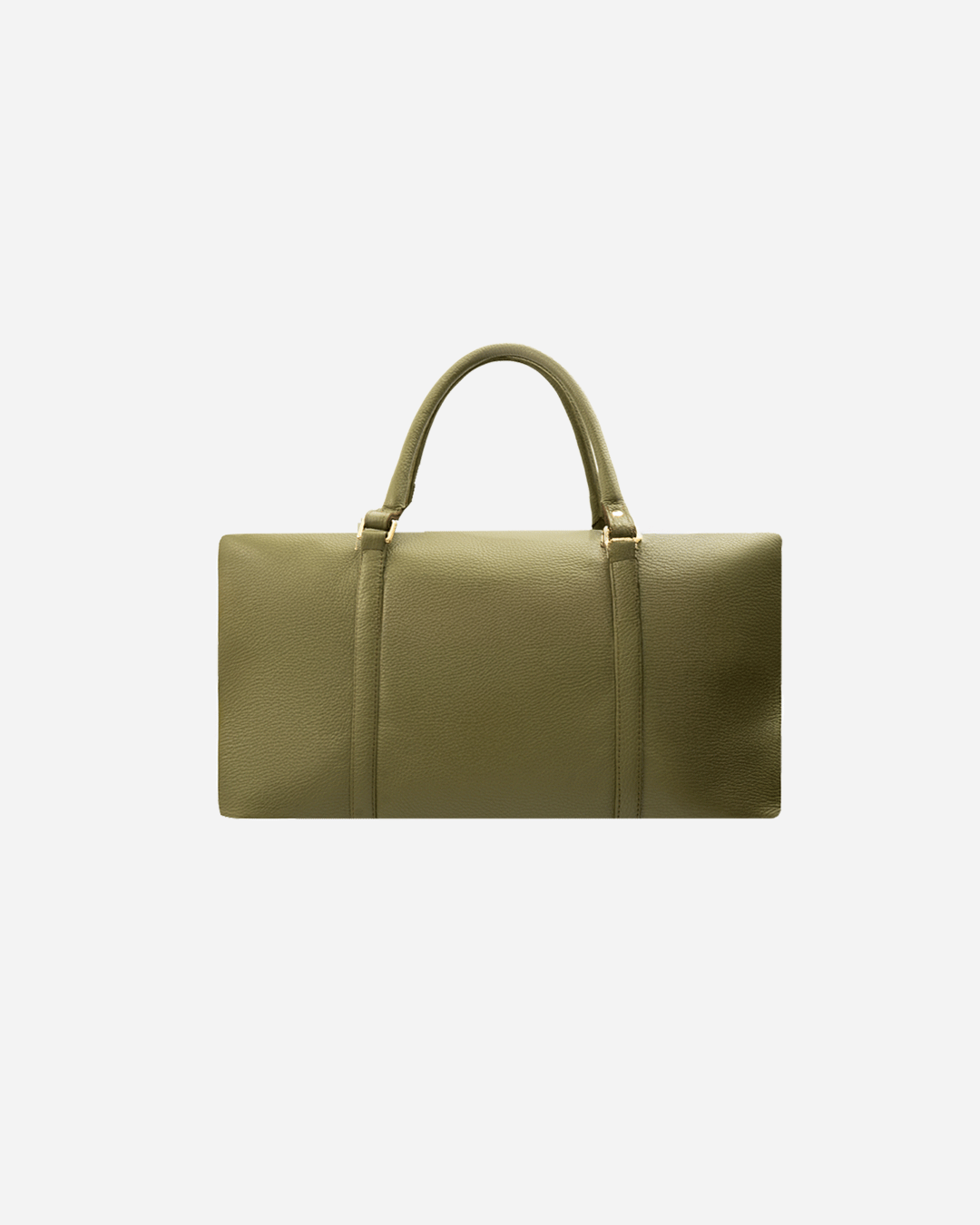 Green Dufflebag Small - Real Leather