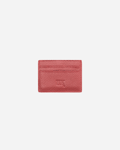 Maroon Keychain & Cardholder (Set) - Real Leather