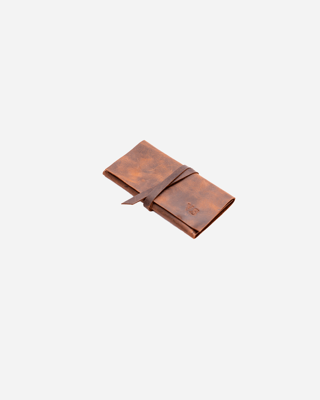 Dark Brown Tobacco pouch - Real Leather