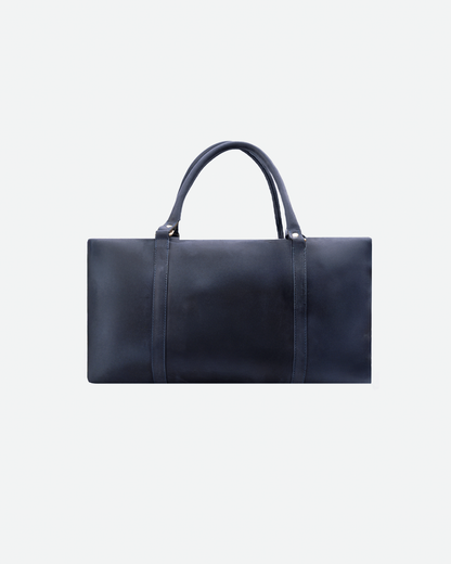 Dark Blue Dufflebag Large - Real Leather