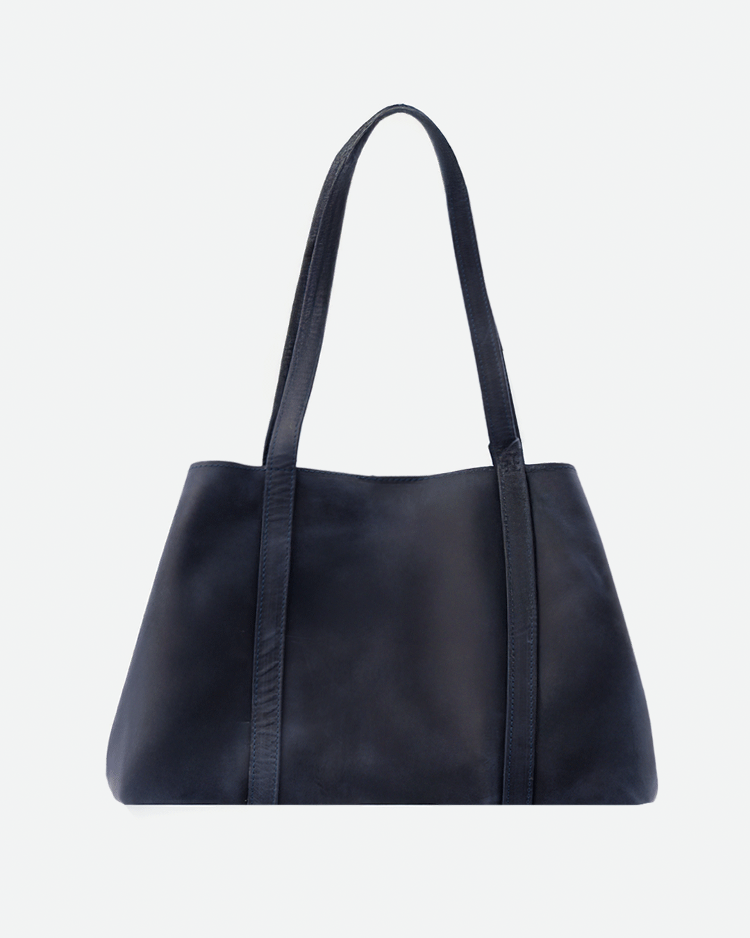Dark Blue Totebag - Real Leather