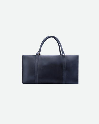 Dark Blue Dufflebag Small - Real Leather