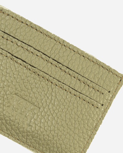 Green Keychain & Cardholder (Set) - Real Leather