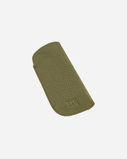 Green Sunglasses Sleeve - Real Leather