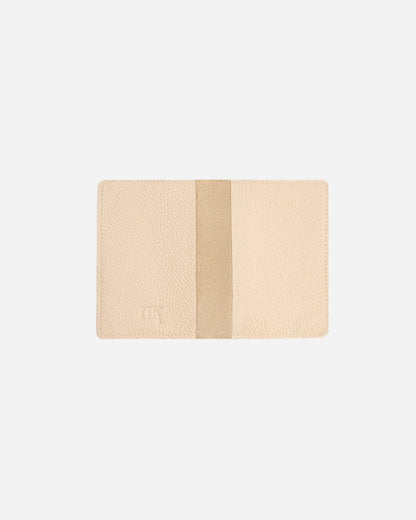 Offwhite Luggage tag & Passport cover (Set) - Real Leather