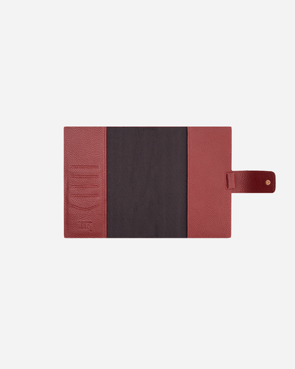 Maroon Bookmark & Pencil case & Diary Cover (Set) - Real Leather