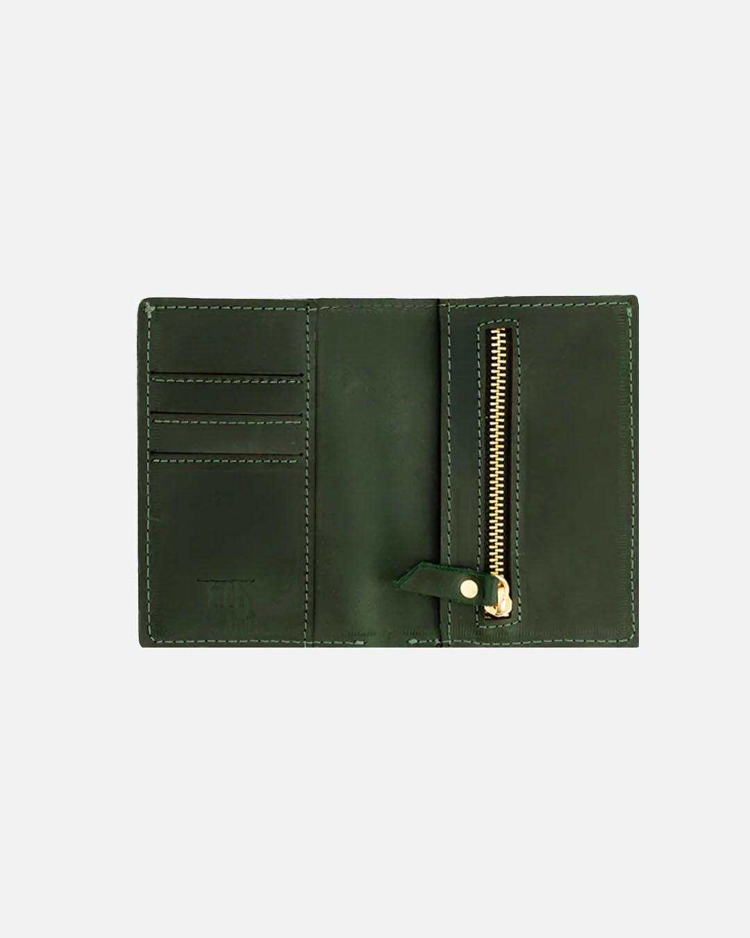 Dark Green Wallet - Real Leather