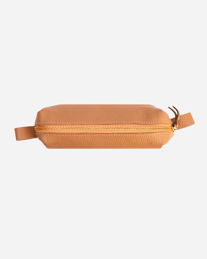 Beige Pencil case - Real Leather