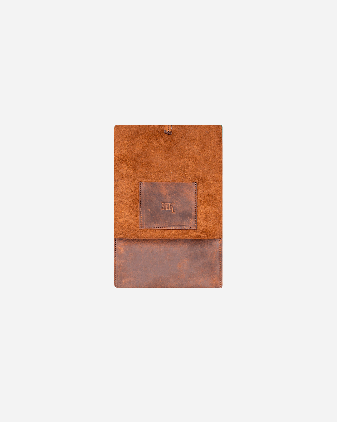 Dark Brown Tobacco pouch - Real Leather