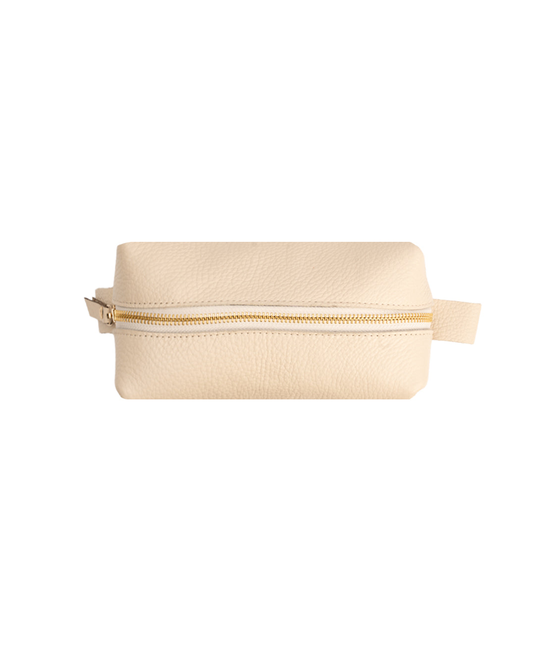 Offwhite Toiletry Pouch - Real Leather