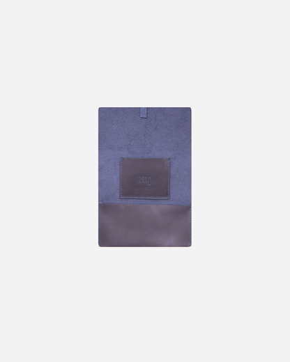 Dark Blue Tobacco pouch - Real Leather