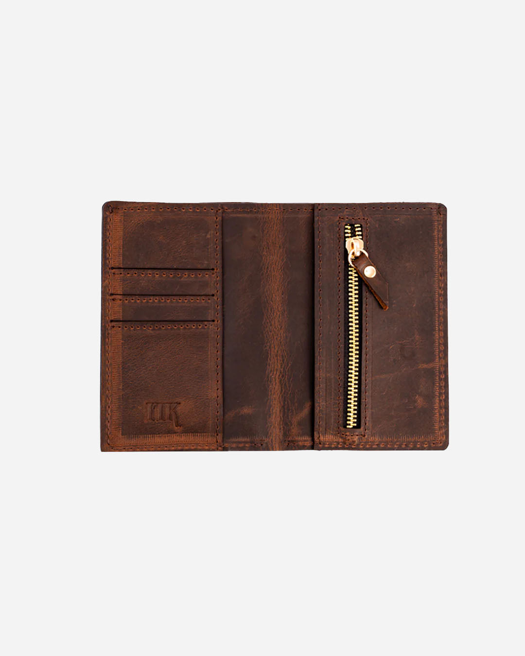 Dark Brown Wallet - Real Leather