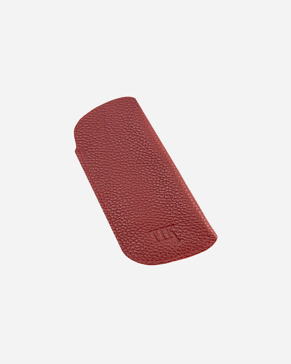 Maroon Sunglasses Sleeve - Real Leather
