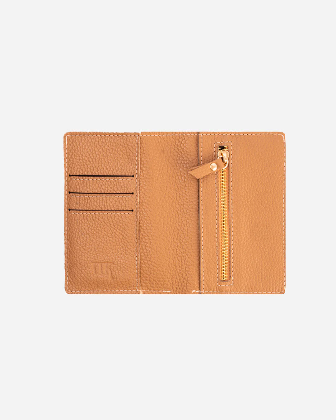 Beige Wallet - Real Leather