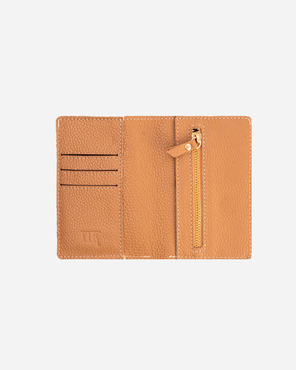 Beige Wallet - Real Leather