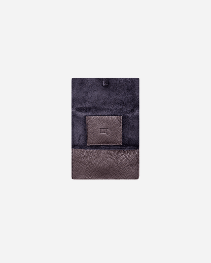 Black Tobacco pouch - Real Leather