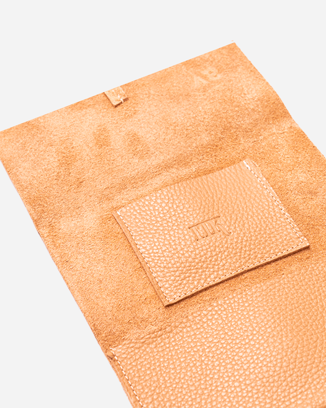 Beige Tobacco pouch - Real Leather