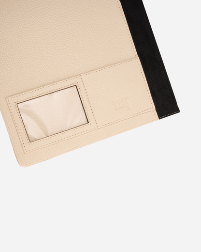 Offwhite A4 Folder - Real Leather
