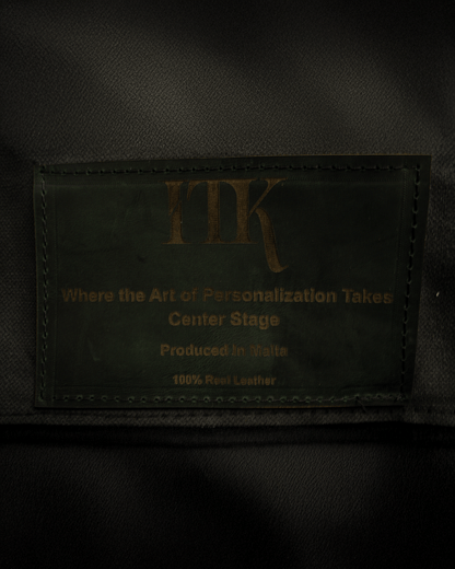 Dark Green Dufflebag Large - Real Leather