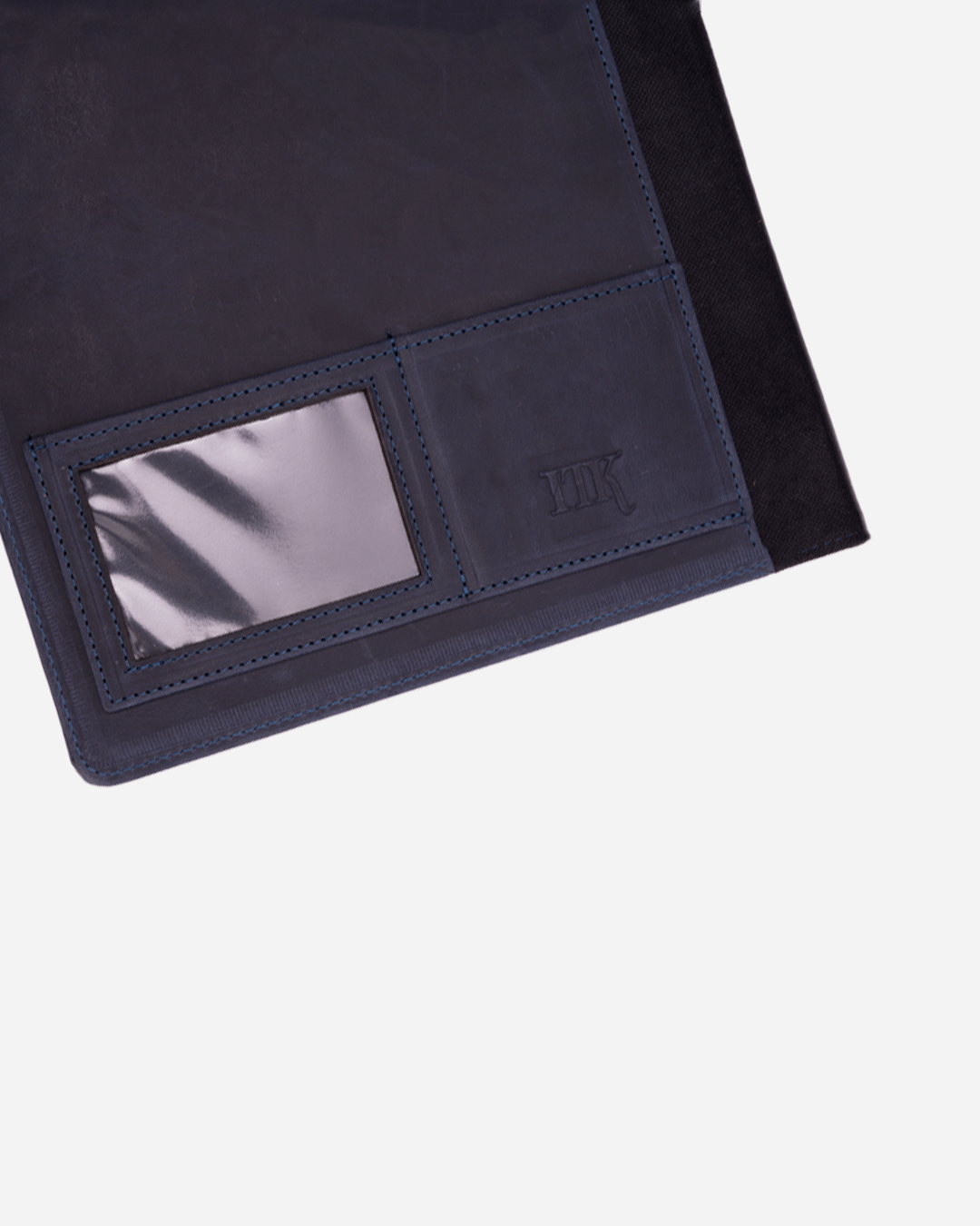 Dark Blue A4 Folder - Real Leather