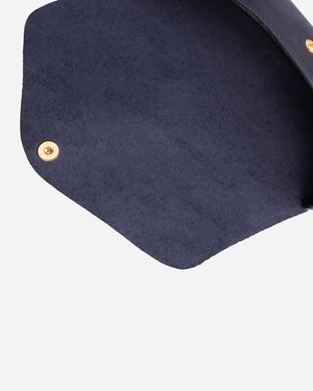 Dark Blue Sunglasses pouch - Real Leather