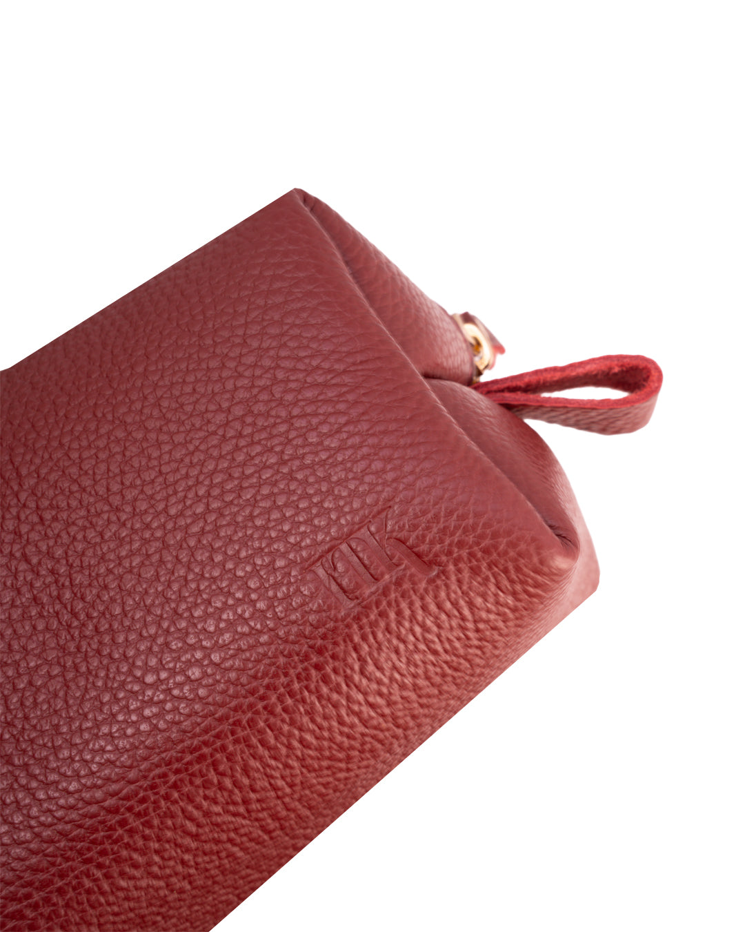 Maroon Toiletry Pouch - Real Leather