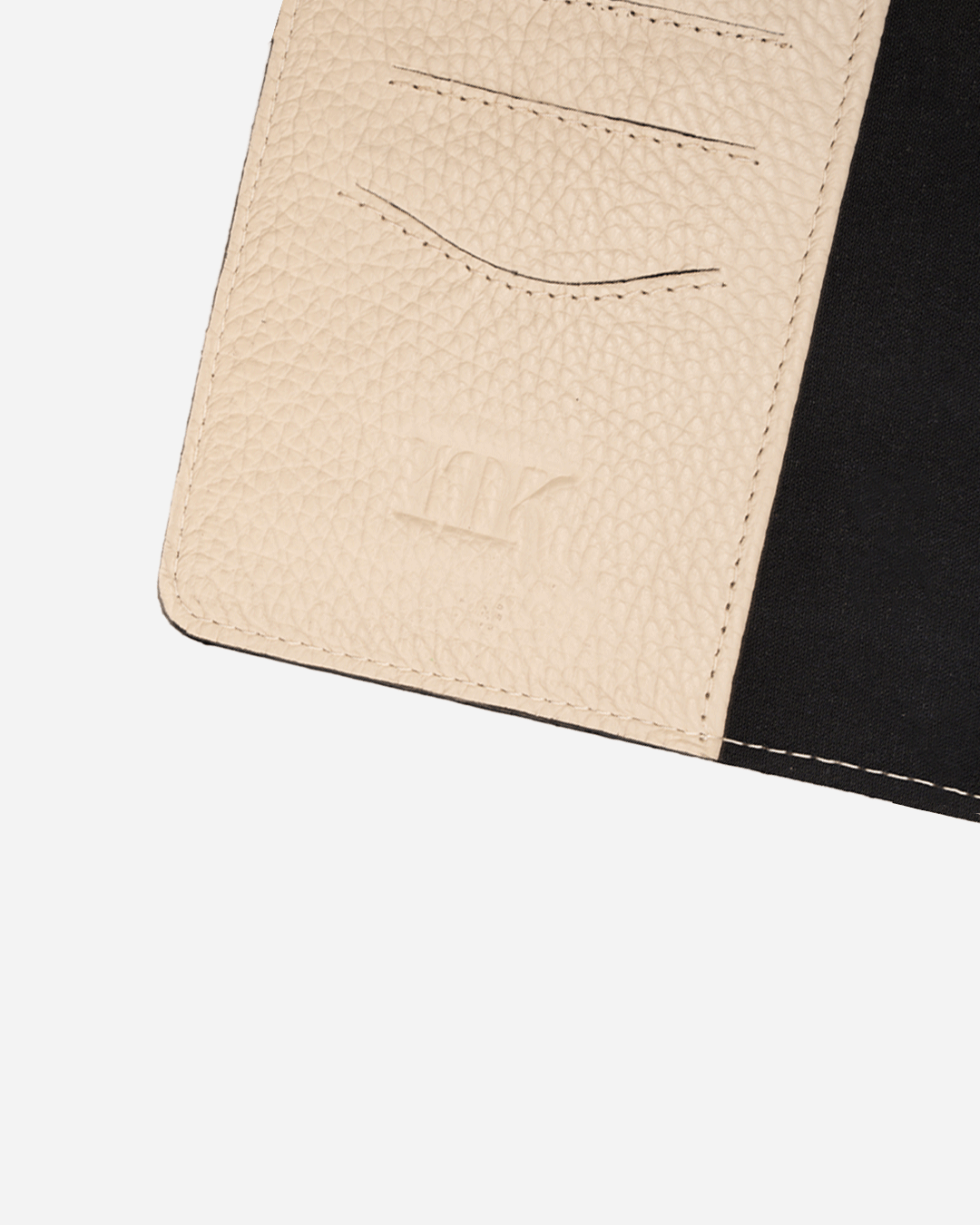 Off White Bookmark & Pencil case & Diary Cover (Set) - Real Leather