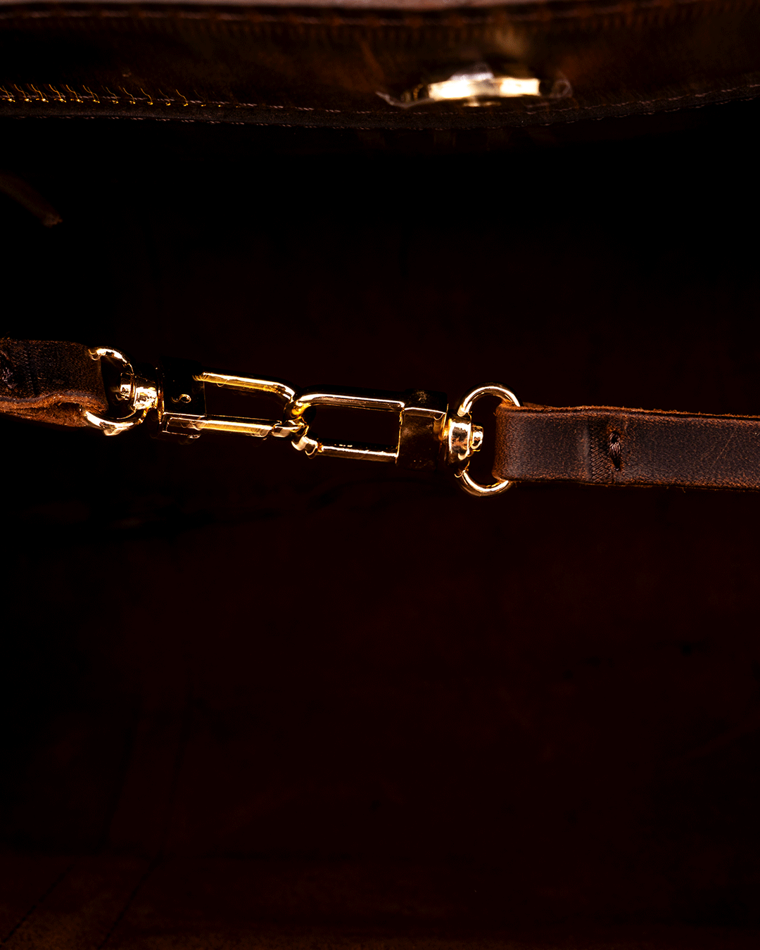 Dark Brown Totebag - Real Leather