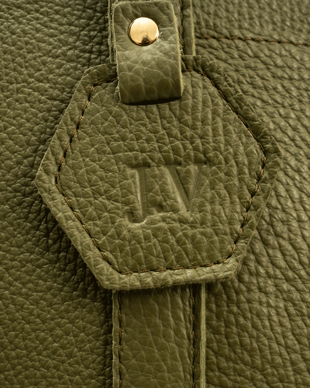 Green Totebag - Real Leather