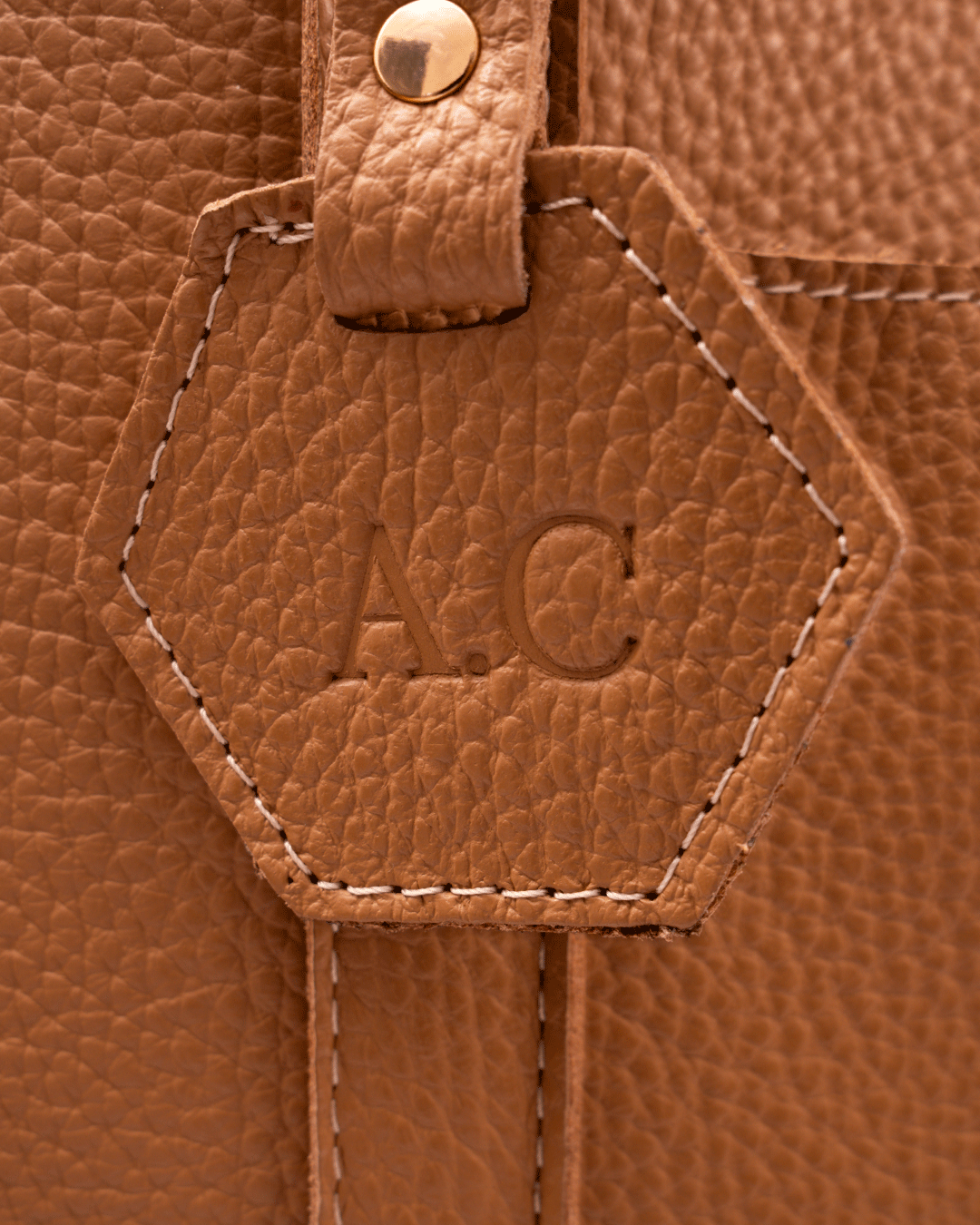 Beige Totebag - Real Leather