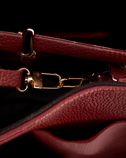 Maroon Totebag - Real Leather