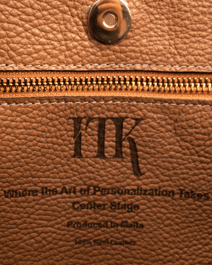 Beige Totebag - Real Leather