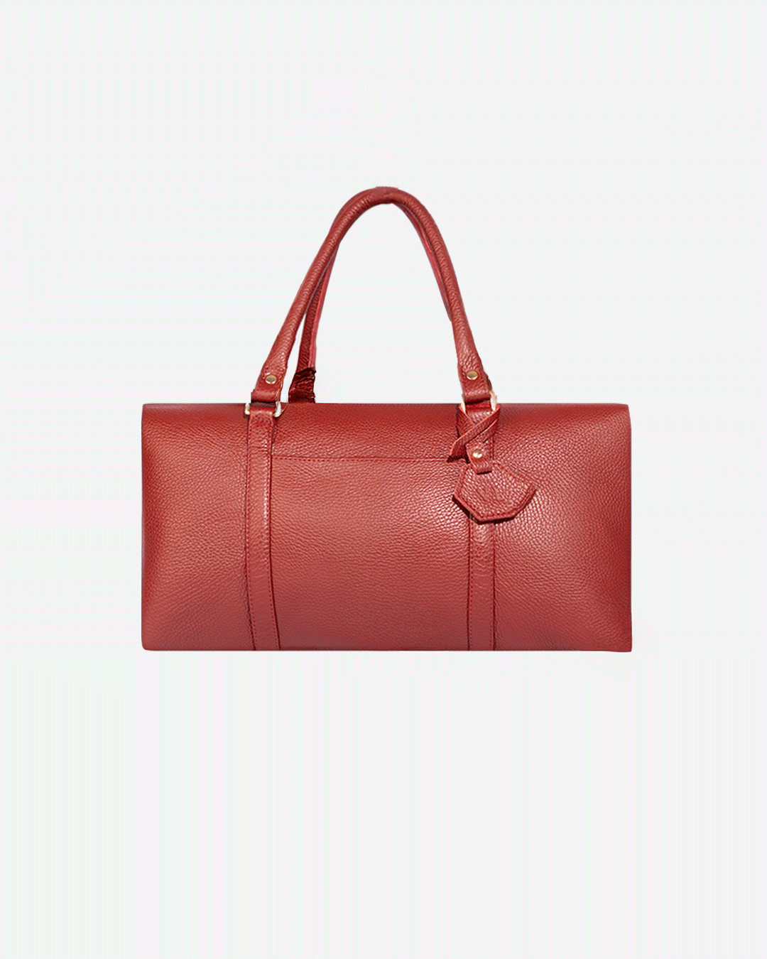 Maroon Dufflebag Small - Real Leather