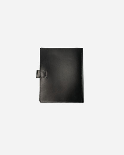 Black A4 Folder - Recycled Leather