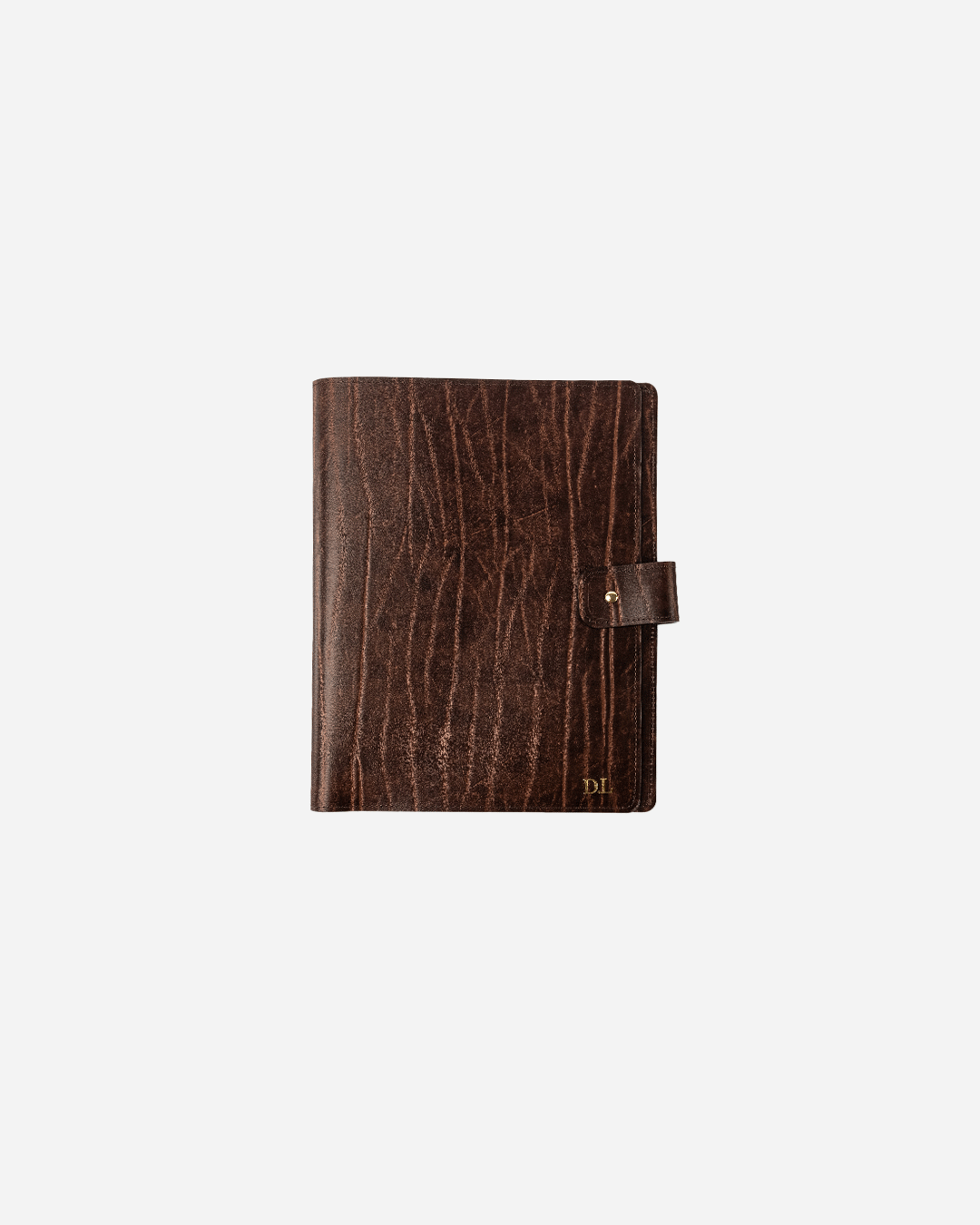 Textured Brown A4 Folder - Recycled Leather