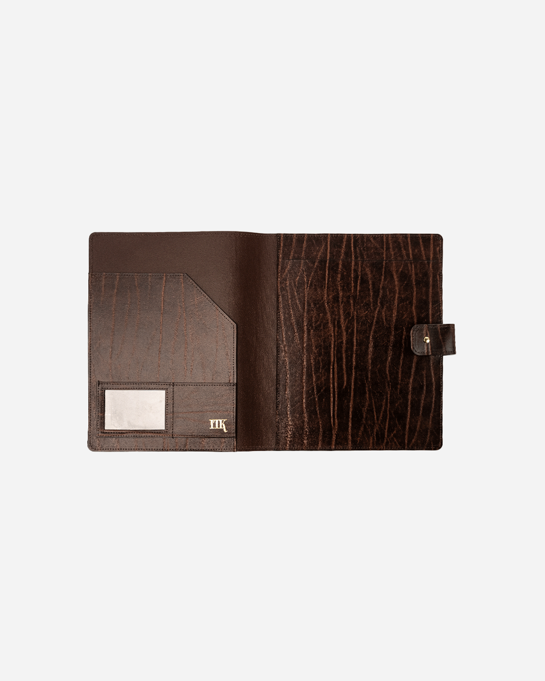 Textured Brown A4 Folder - Recycled Leather