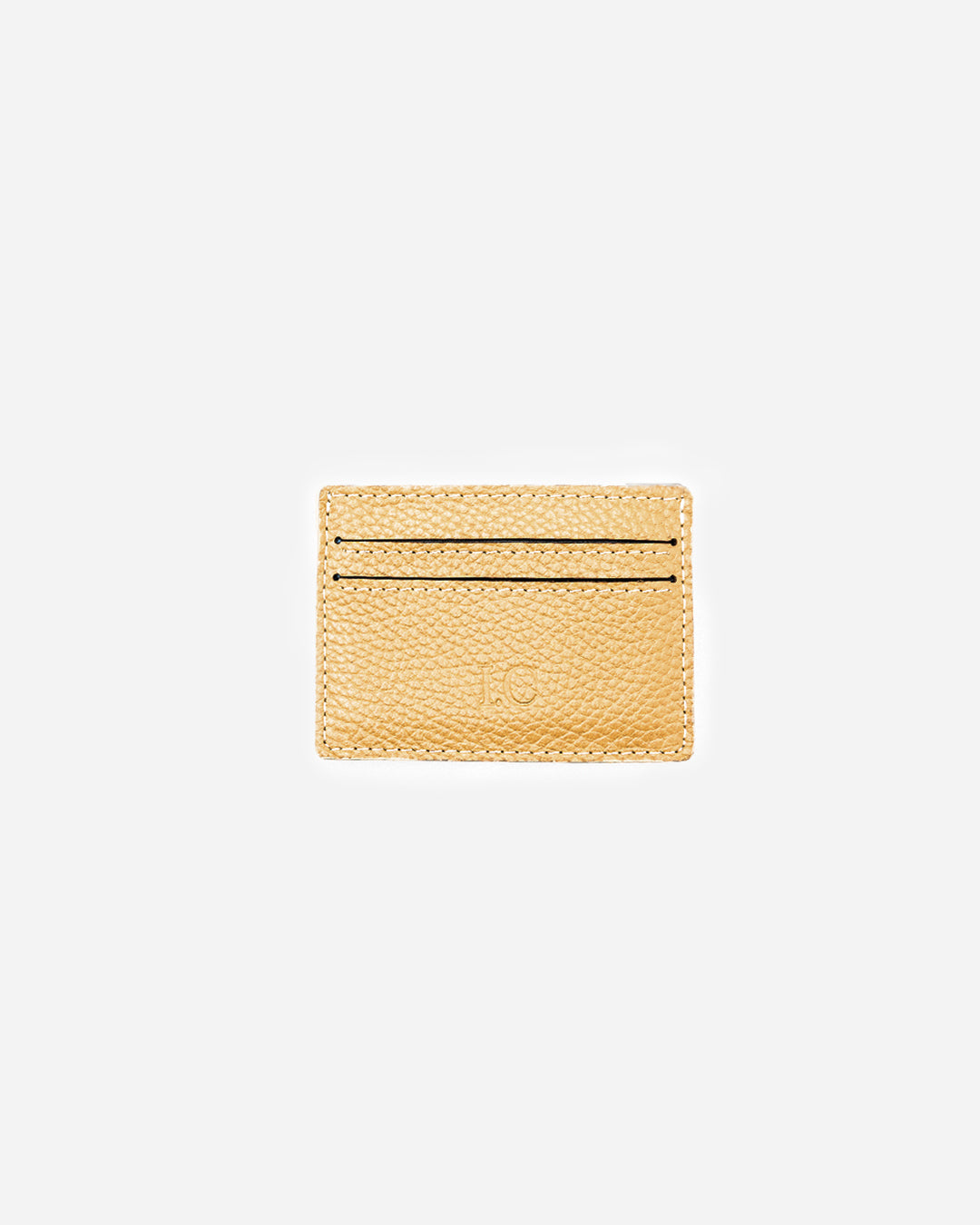 Beige Cardholder - Real Leather