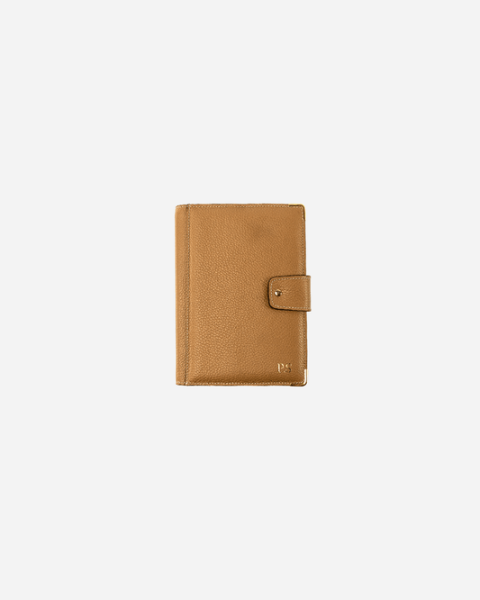 Beige Diary Cover - Real Leather