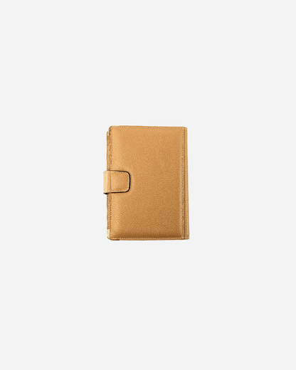 Beige Bookmark & Pencil case & Diary Cover (Set) - Real Leather