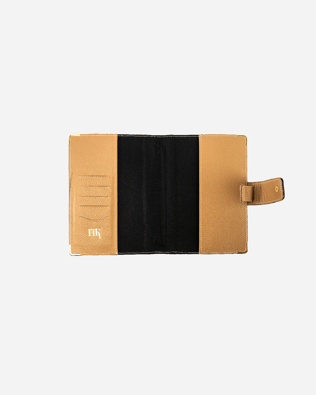 Beige Bookmark & Pencil case & Diary Cover (Set) - Real Leather