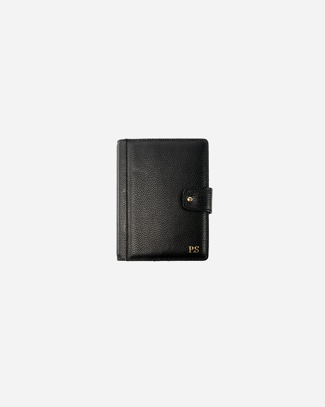 Black Bookmark & Pencil case & Diary Cover (Set) - Real Leather