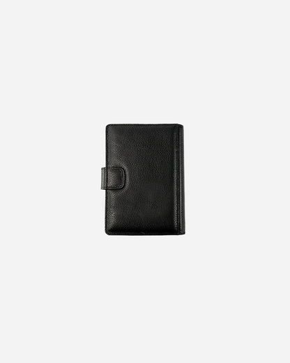 Black Bookmark & Pencil case & Diary Cover (Set) - Real Leather