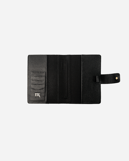 Black Diary Cover - Real Leather