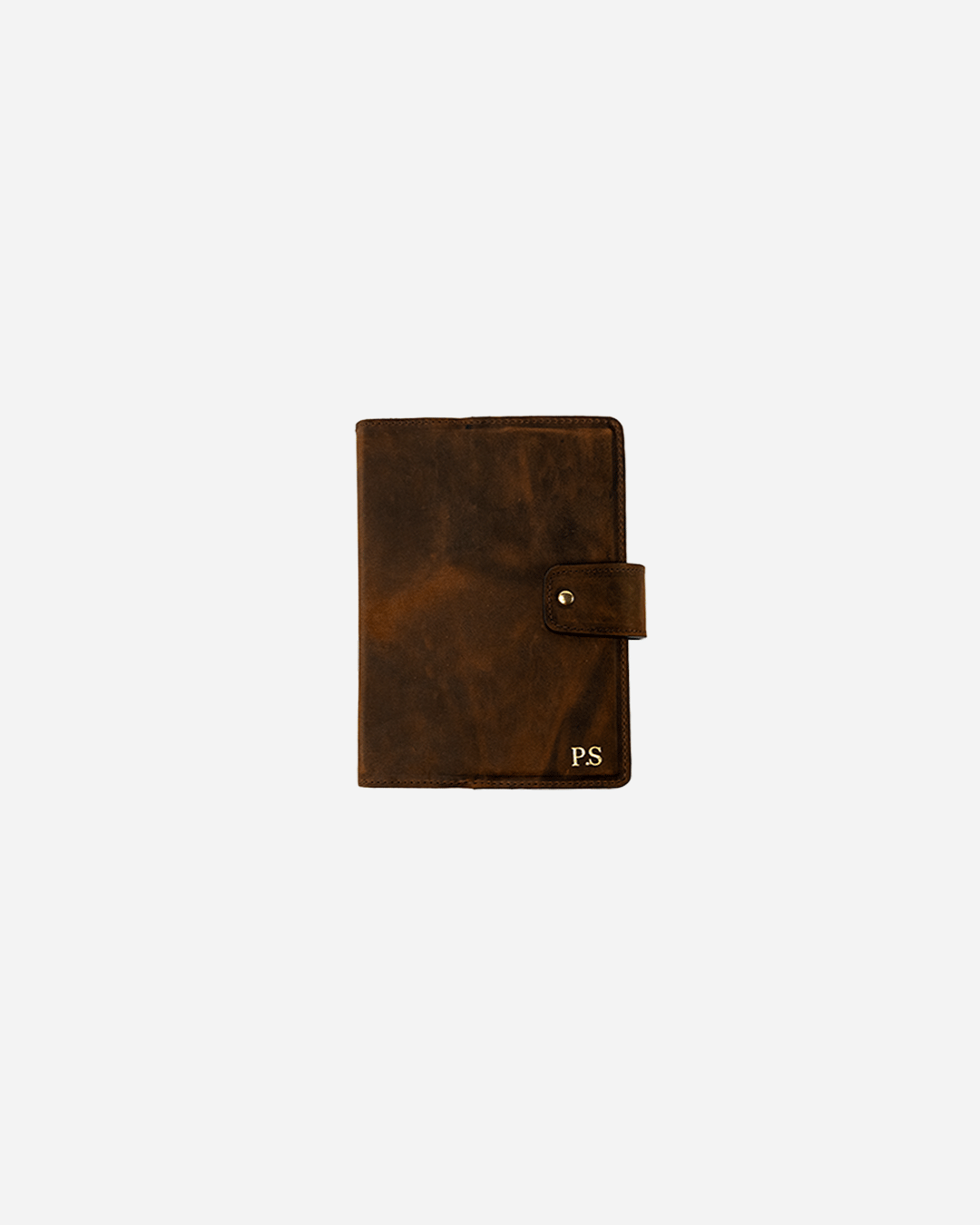 Dark Brown Bookmark & Pencil case & Diary Cover (Set) - Real Leather
