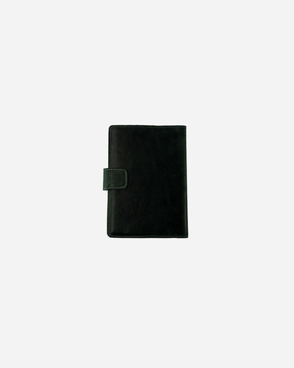 Dark Green Diary Cover - Real Leather