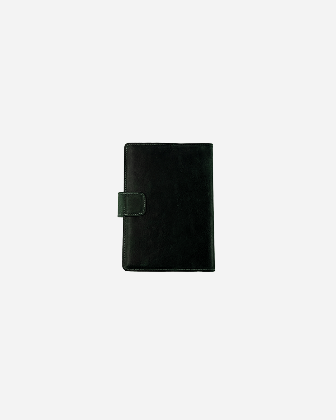 Dark Green Bookmark & Pencil case & Diary Cover (Set) - Real Leather