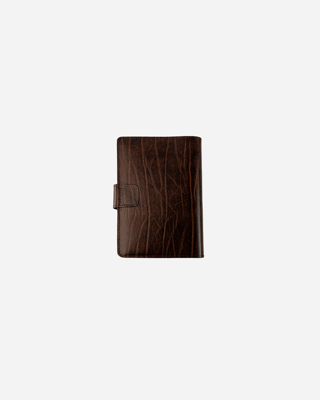 Textured Brown Diary Cover - Recycled Leather