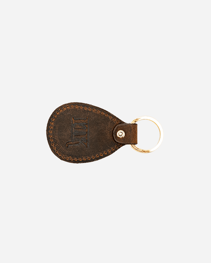 Dark Brown Keychain & Cardholder & Luggage tag & Passport Cover (Set) - Real Leather