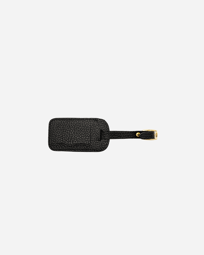 Black Keychain & Cardholder & Luggage tag & Passport Cover (Set) - Real Leather